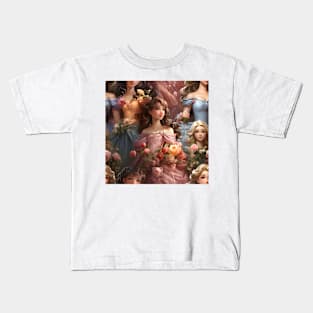 Princesses Pattern 18 Kids T-Shirt